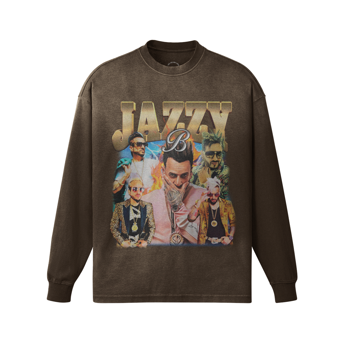 Jazzy B Oversized Faded Long Sleeve