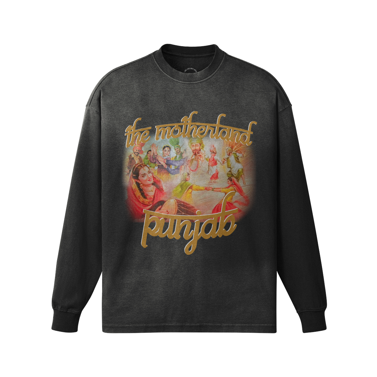 The Motherland Oversized Faded Long Sleeve