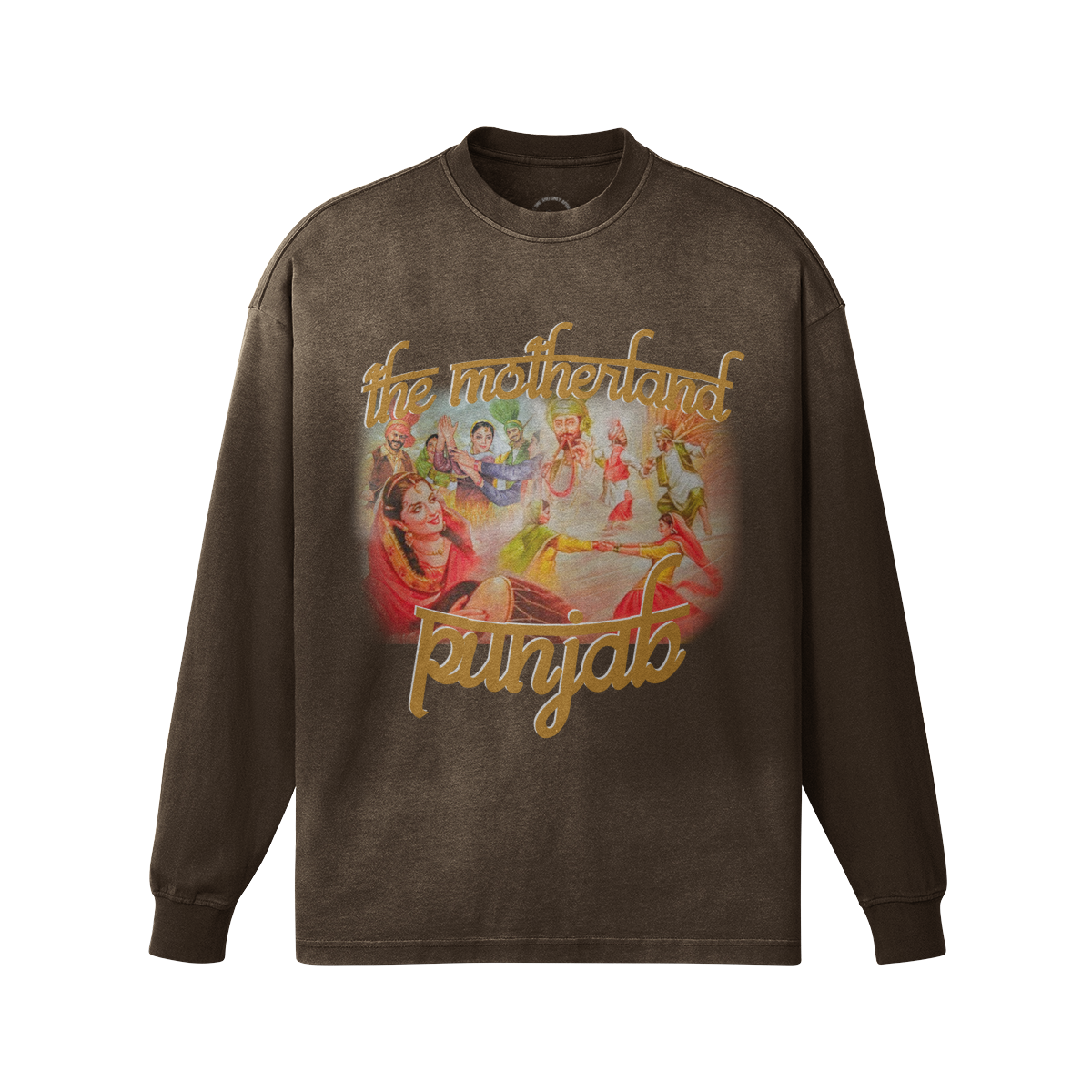 The Motherland Oversized Faded Long Sleeve